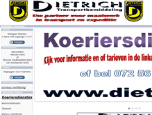 Tablet Screenshot of dietrich.nl